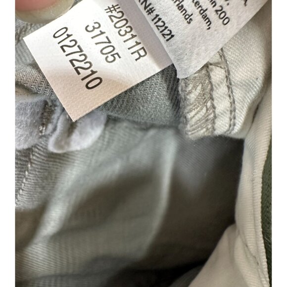 New Spanx Stretch Twill Ankle Cargo Pants size Medium Stone Wash Camo - Picture 6 of 10